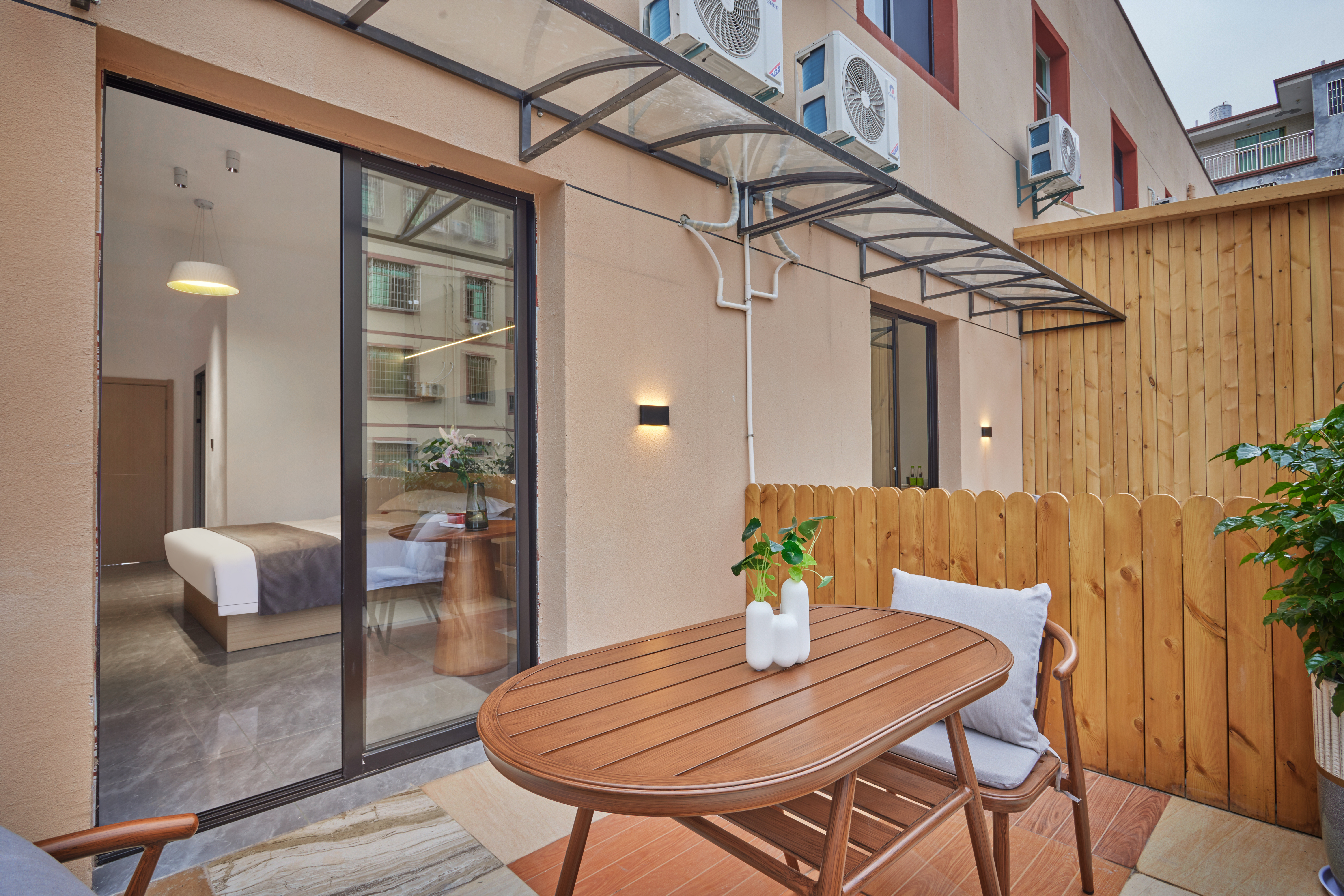 Shanxun Lunchi Jinyuan Hotel (Xiamen North Railway Station)尊享阳台大床房（外阳台）