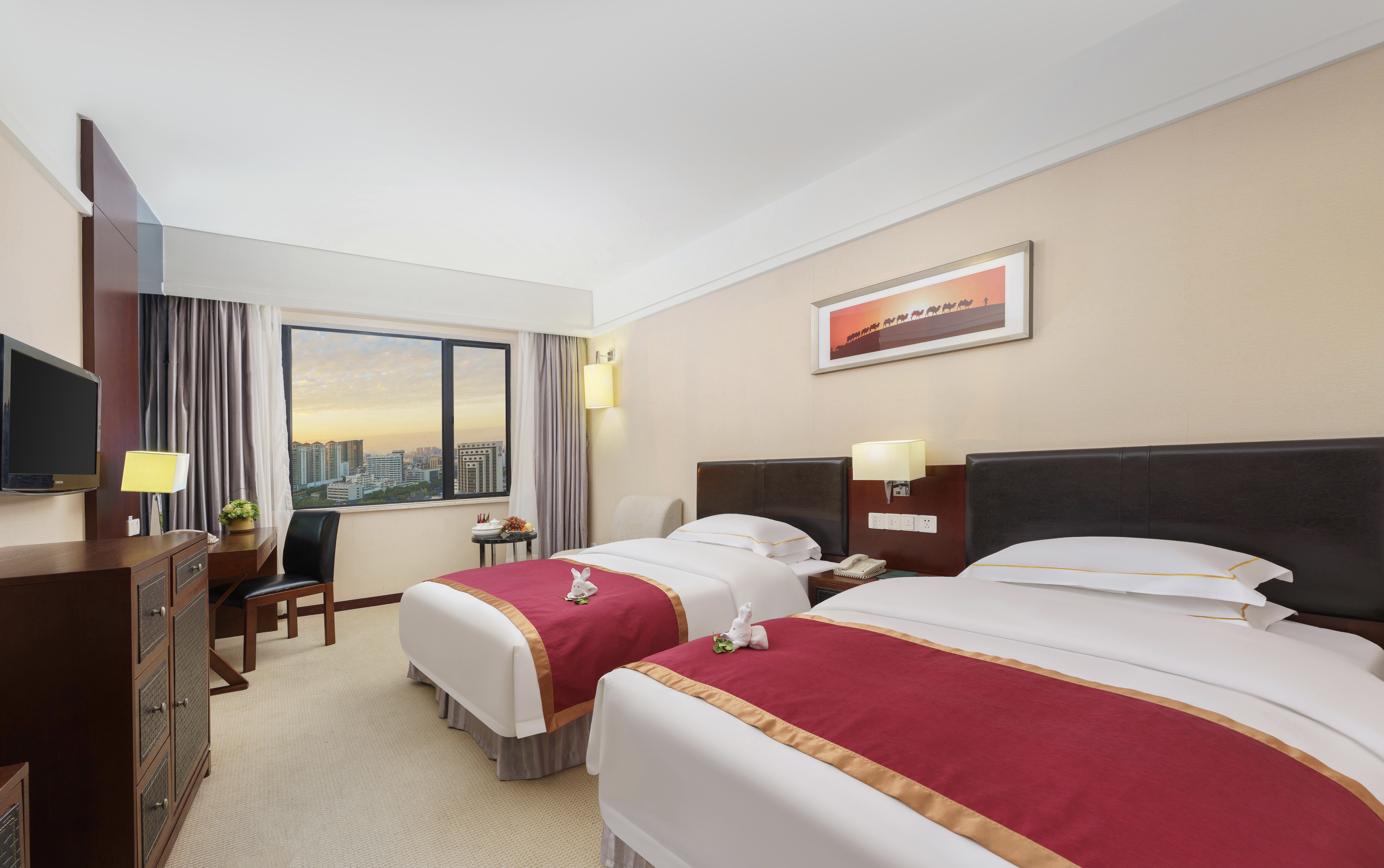 Shantou Golden Gulf  Hotel (Vientiane City)Deluxe double bed room