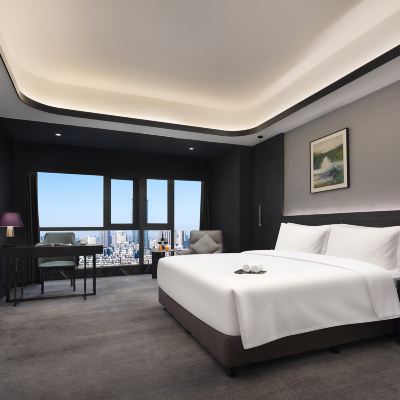 茗莉雙收商務行政大床房【0壓床墊】 長沙茉莉花國際酒店優惠