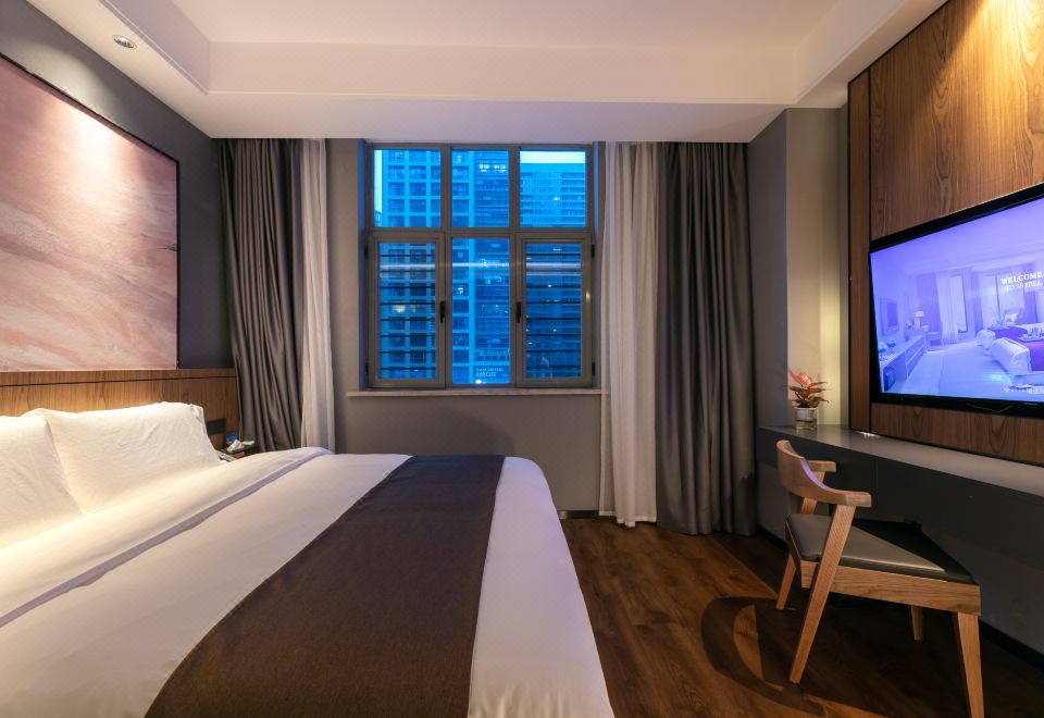 萬澳商務大床房-金可兒床墊.零壓助眠.影視會員暢享