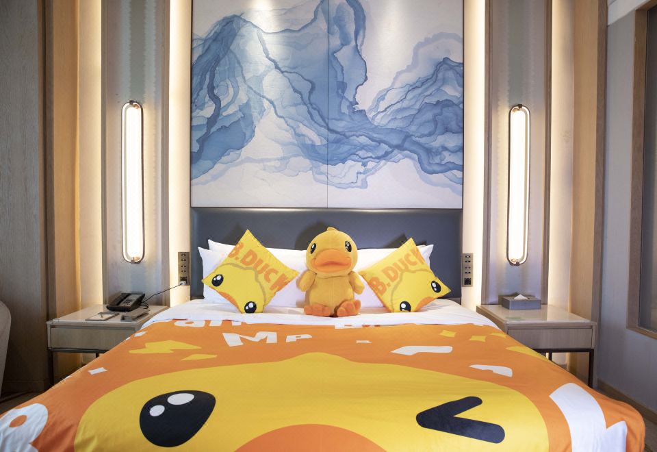 B.duck小黄鸭亲子大床房-萌趣陪伴欢乐童年