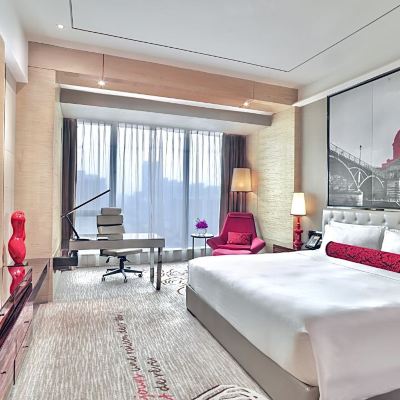 家庭房（一張大床和一張雙人床） 廣州聖豐索菲特大酒店優惠