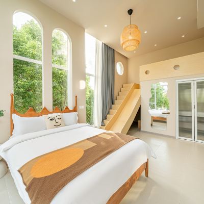 小王子童趣滑梯三床房 上海月和紀星野民宿優惠