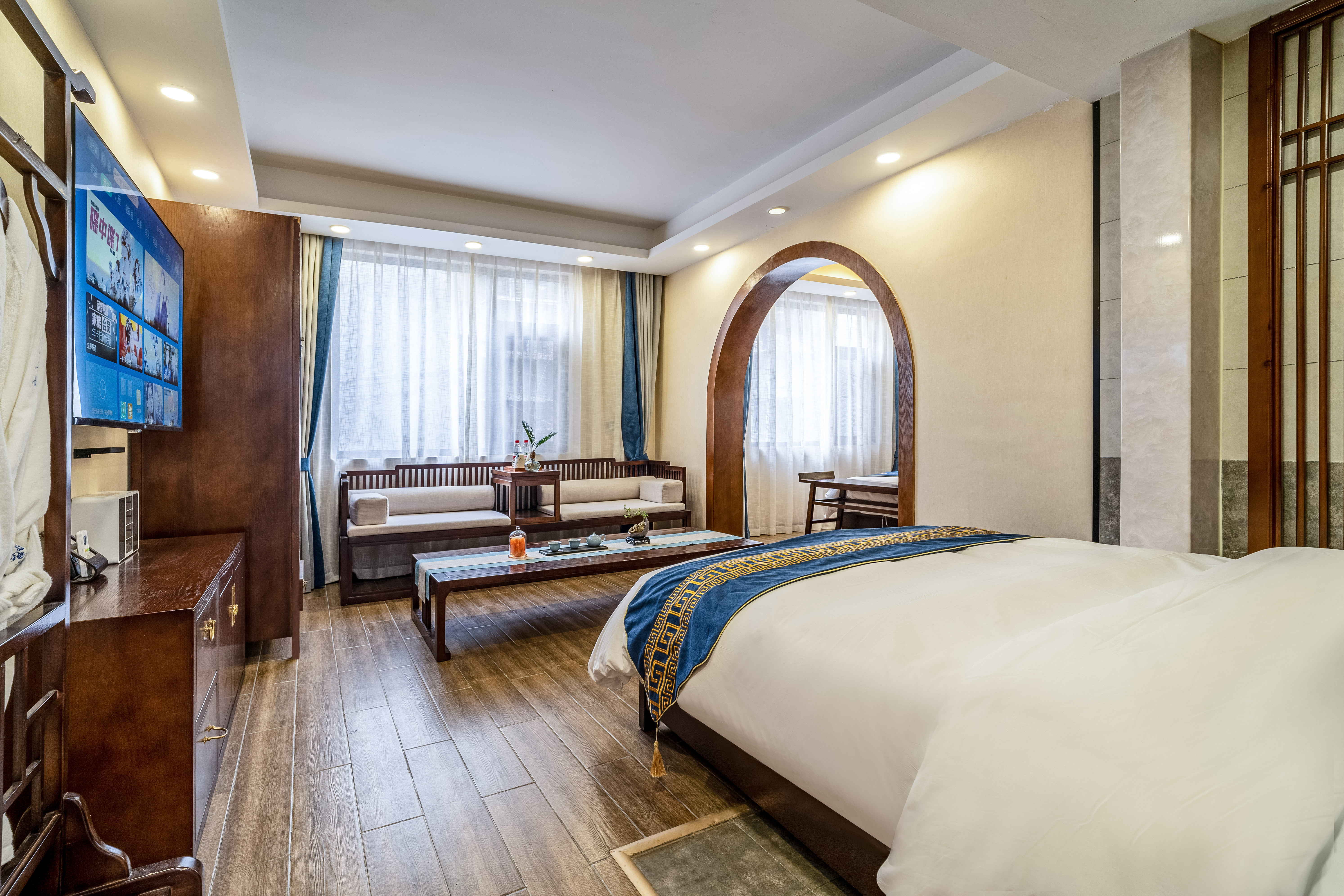 青山不语?园景双床套房「智能马桶」