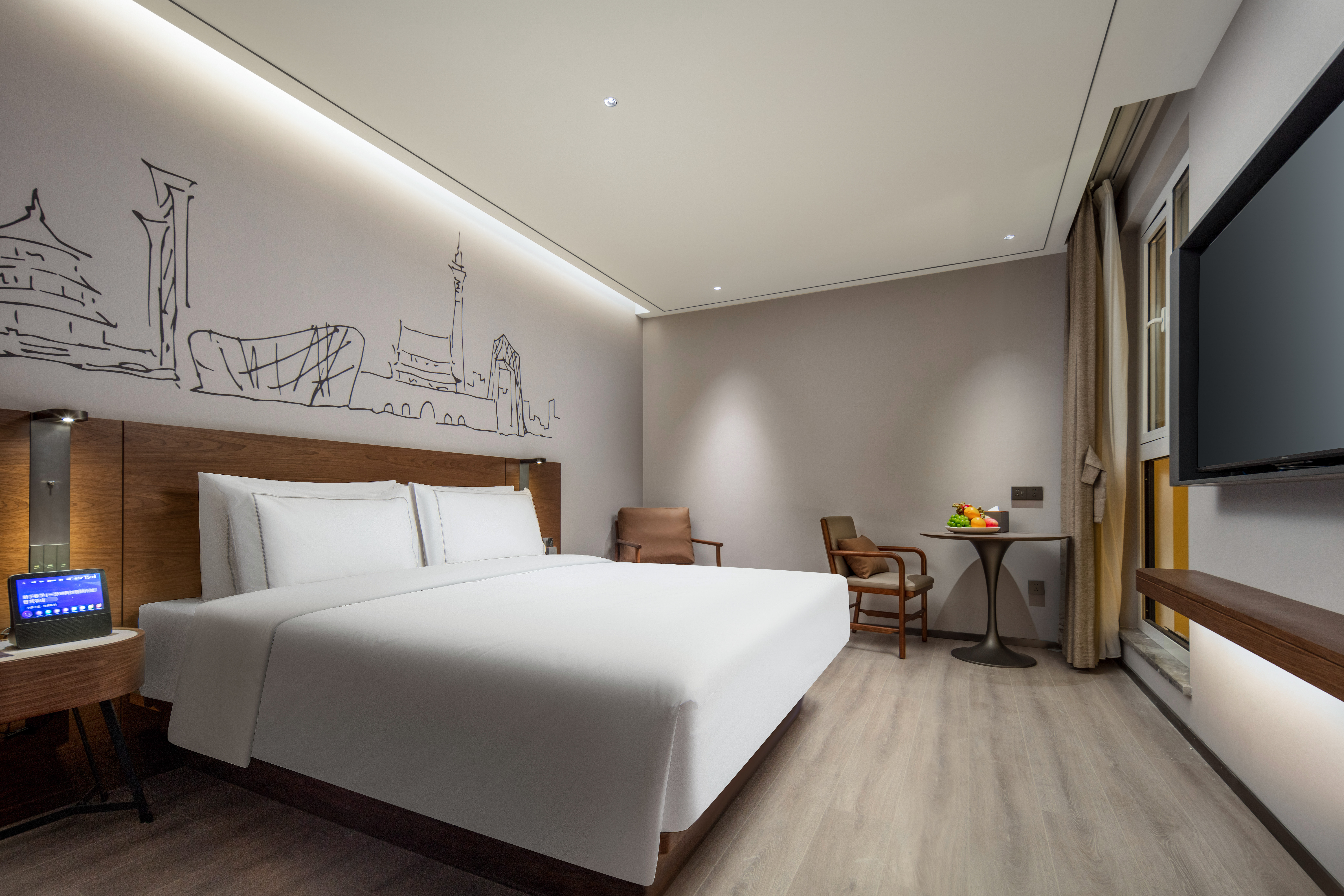 静享大床房 （皮爷胶囊Coffee机+智能客控+丝涟床垫）