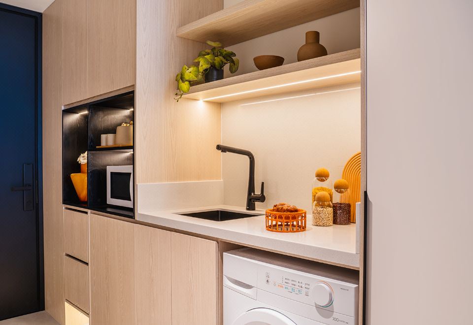 baseLITE-CHANGLIN Serviced ApartmentExquisite Studio (with Washing Machine)