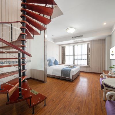 四人景觀複式家庭LOFT房【俯瞰繁榮城景】 杭州愛丁堡假日飯店優惠