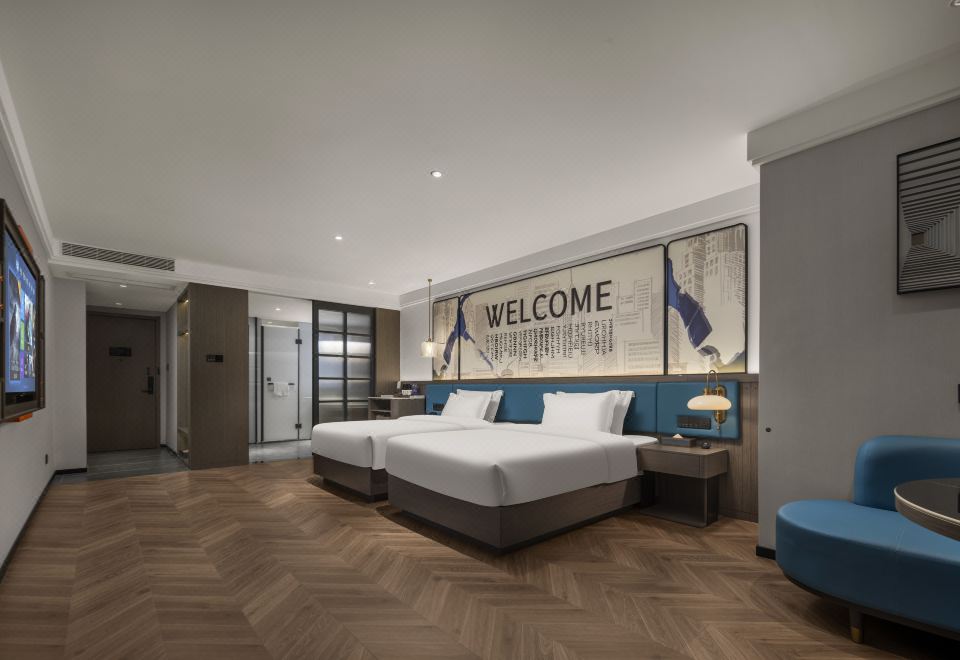 Huangshan Mehood Hotel (Tunxi District Huangshan North Station)Enjoyment · Light Luxury Twin Room