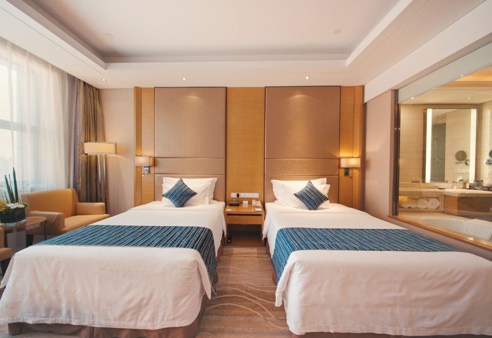 豪华双床房【城景漫窗+咫尺通衢】