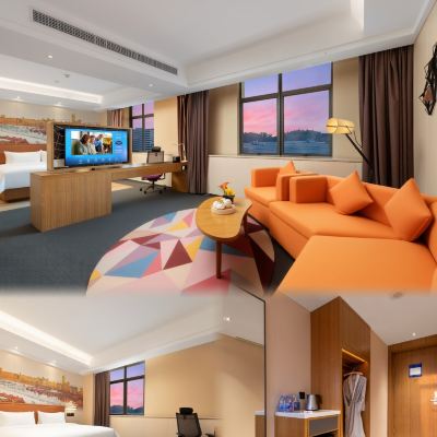 歡朋商務套房（高端舒達深睡床墊+親膚浴袍+絕美日落） 深圳光明希爾頓歡朋酒店優惠