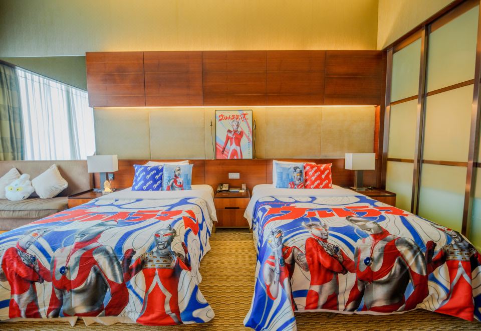 奥特曼主题双床房