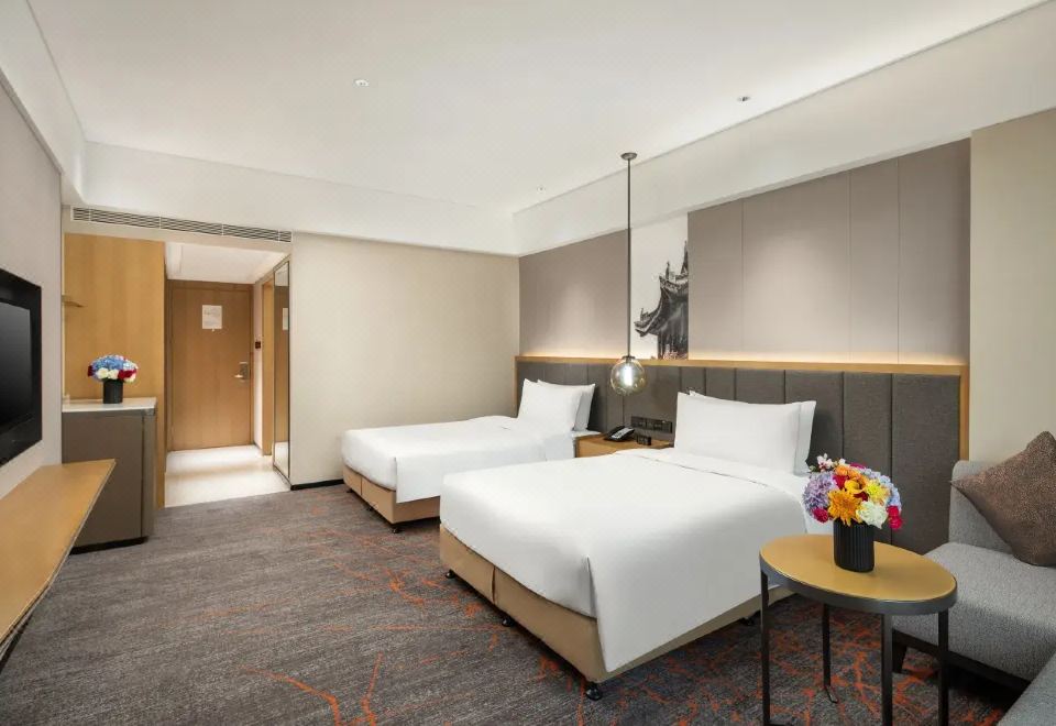 VR特色高级双床房（VR全景游戏+星际影院）