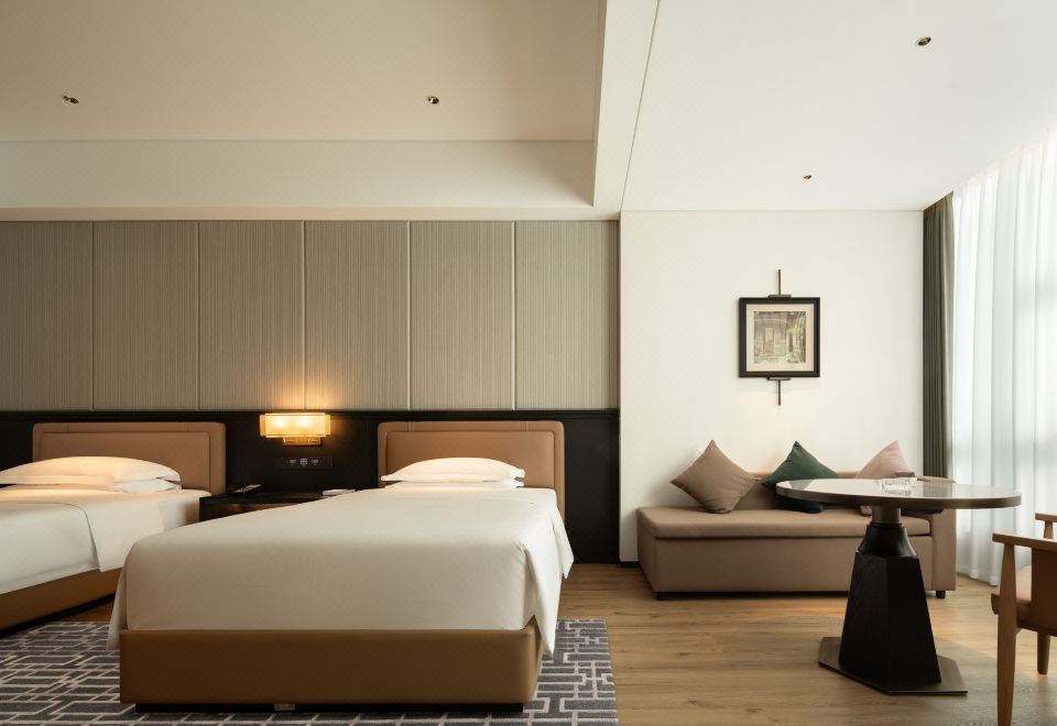 豪華雙床房【超大陽台落地窗+絕美視野】