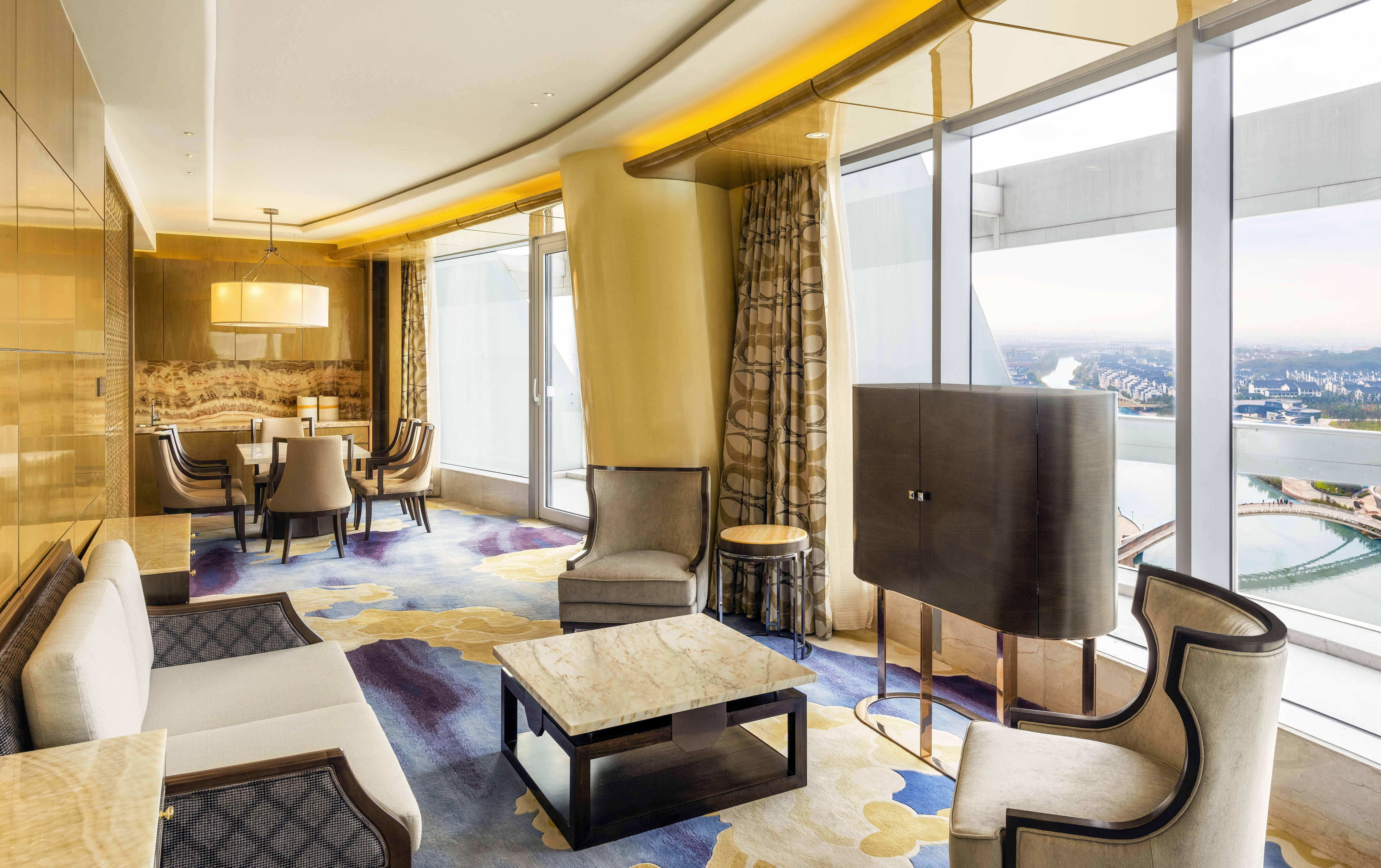 太湖日出·270°一线湖景广角双床套房（俯瞰太湖）