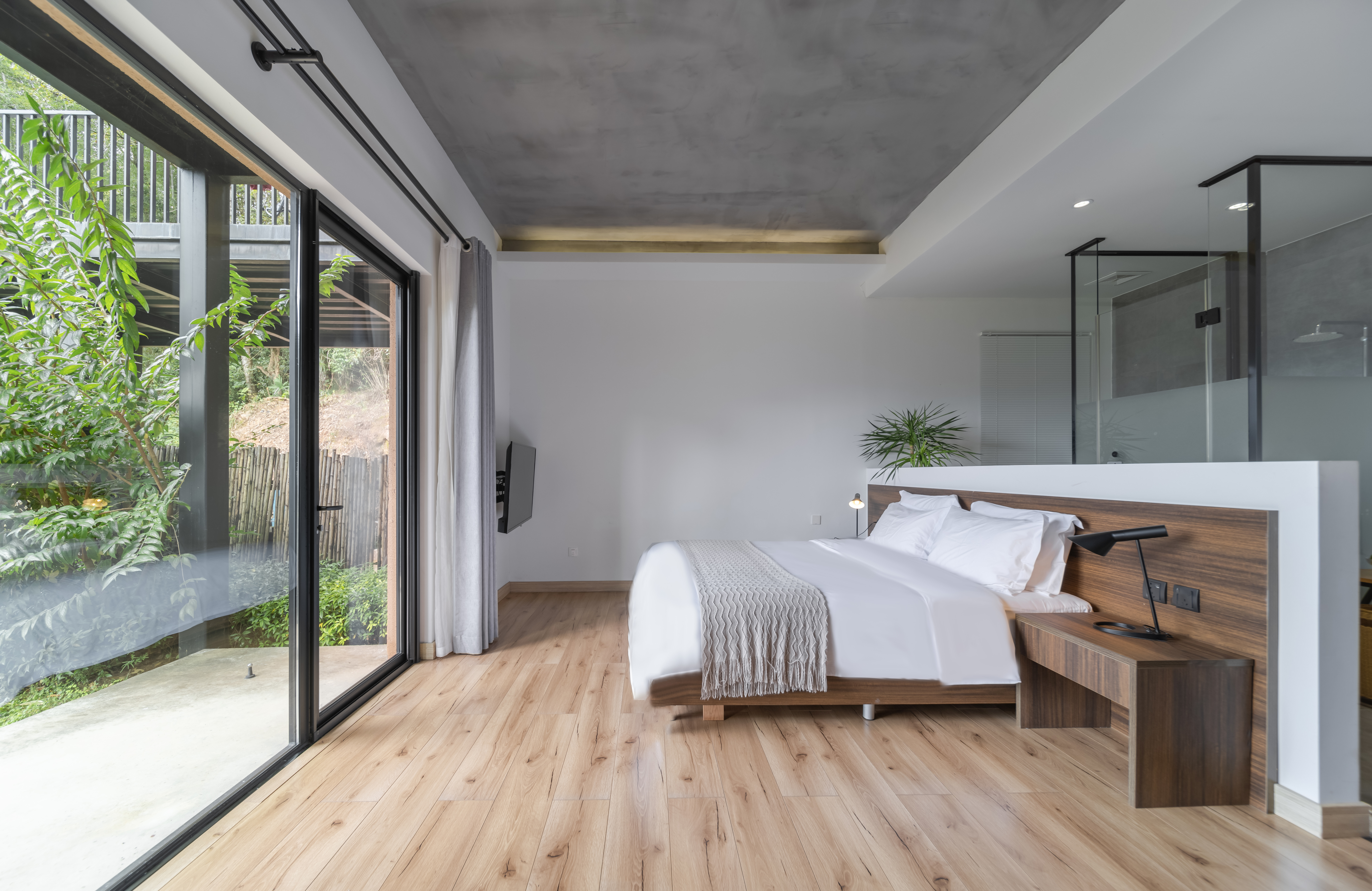 闻茶湖景大床房