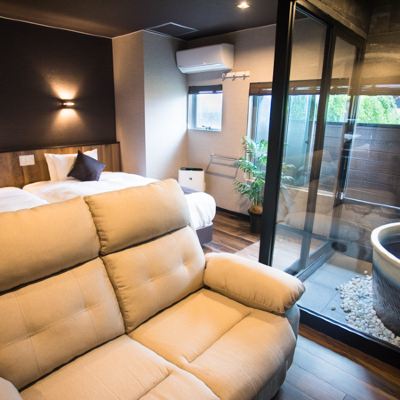 【洋モダンモデレート洋室】27平米　信楽焼露天風呂 リブマックスリゾート箱根芦ノ湖 クーポン