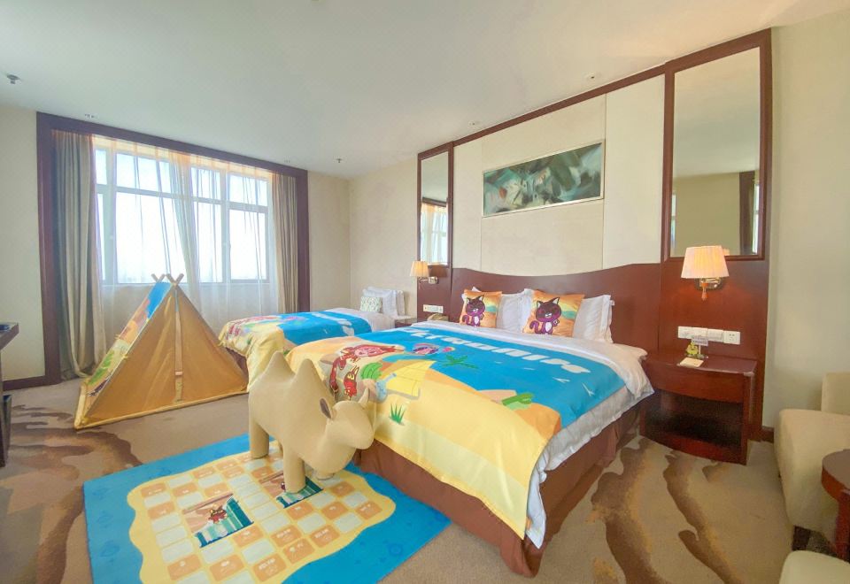 超凡小英雄沙漠主题亲子房