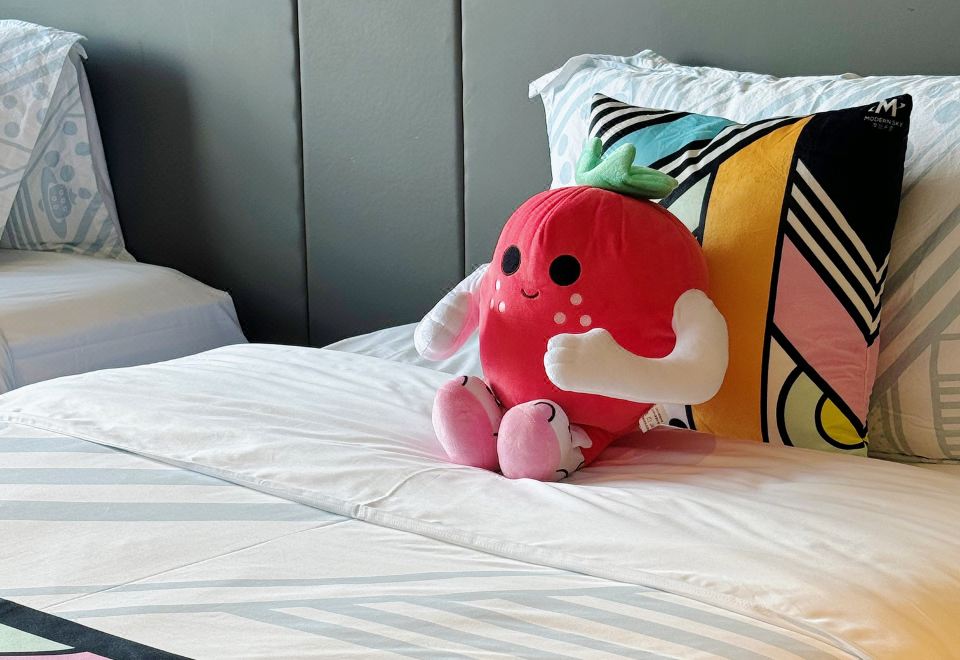 草莓音乐双床房