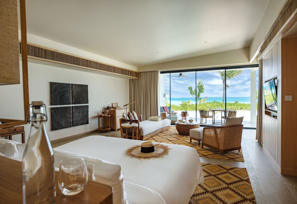 日落沙滩别墅带私人泳池