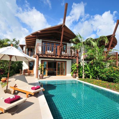 Two Bedroom Grand Beachfront Pool Villa 布吉椰島村舍度假酒店(SHA Extra Plus)優惠