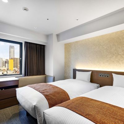 コンパクトツインルーム【禁煙】●デスク無し● ダイワロイネットホテル小倉駅前 クーポン