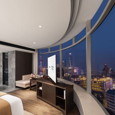 180℃弧形城景大床房 上海外灘璞硯酒店優惠