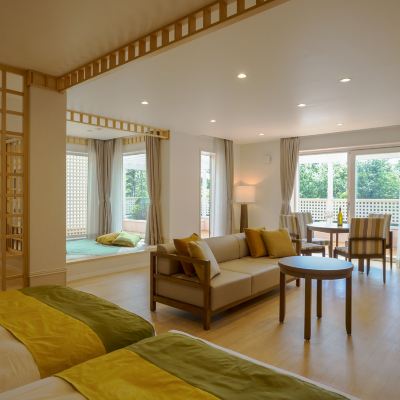 本館デラックス スイート禁煙 小谷流の里 ドギーズアイランド クーポン