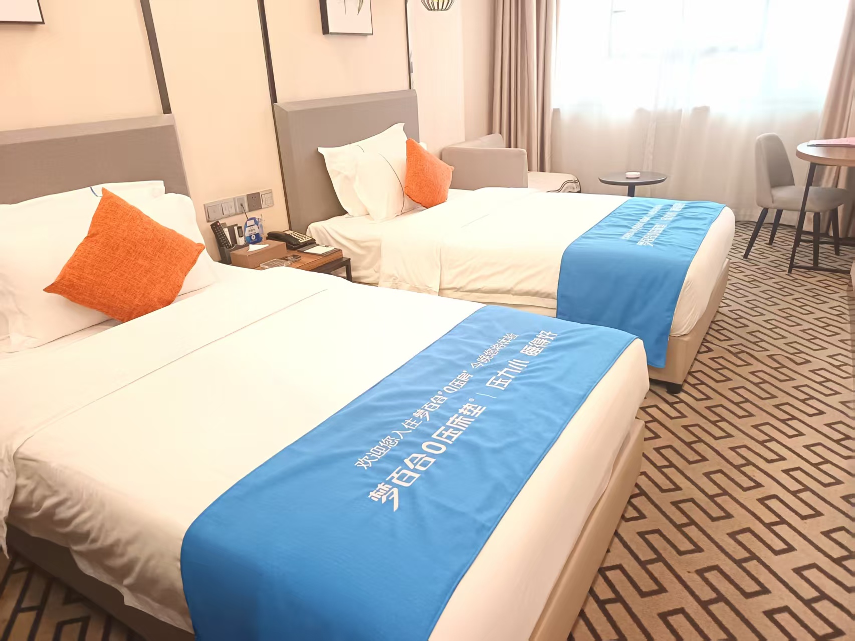 夢百合0壓-溫馨舒適雙床房