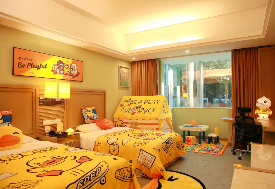 B.Duck小黄鸭亲子双床房