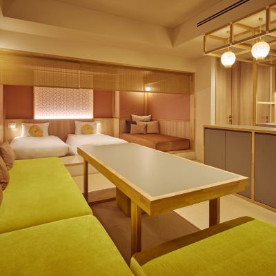 茶室雙床房，帶廚房 星野度假村的OMO5京都祗園優惠