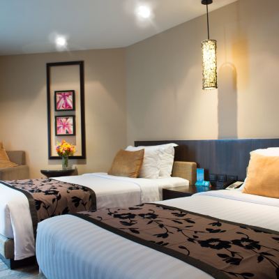 豪華雙床房 芭達雅愛灣海灘度假飯店優惠