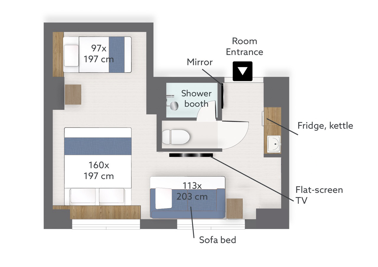 一室公寓大床房 30 （禁烟）