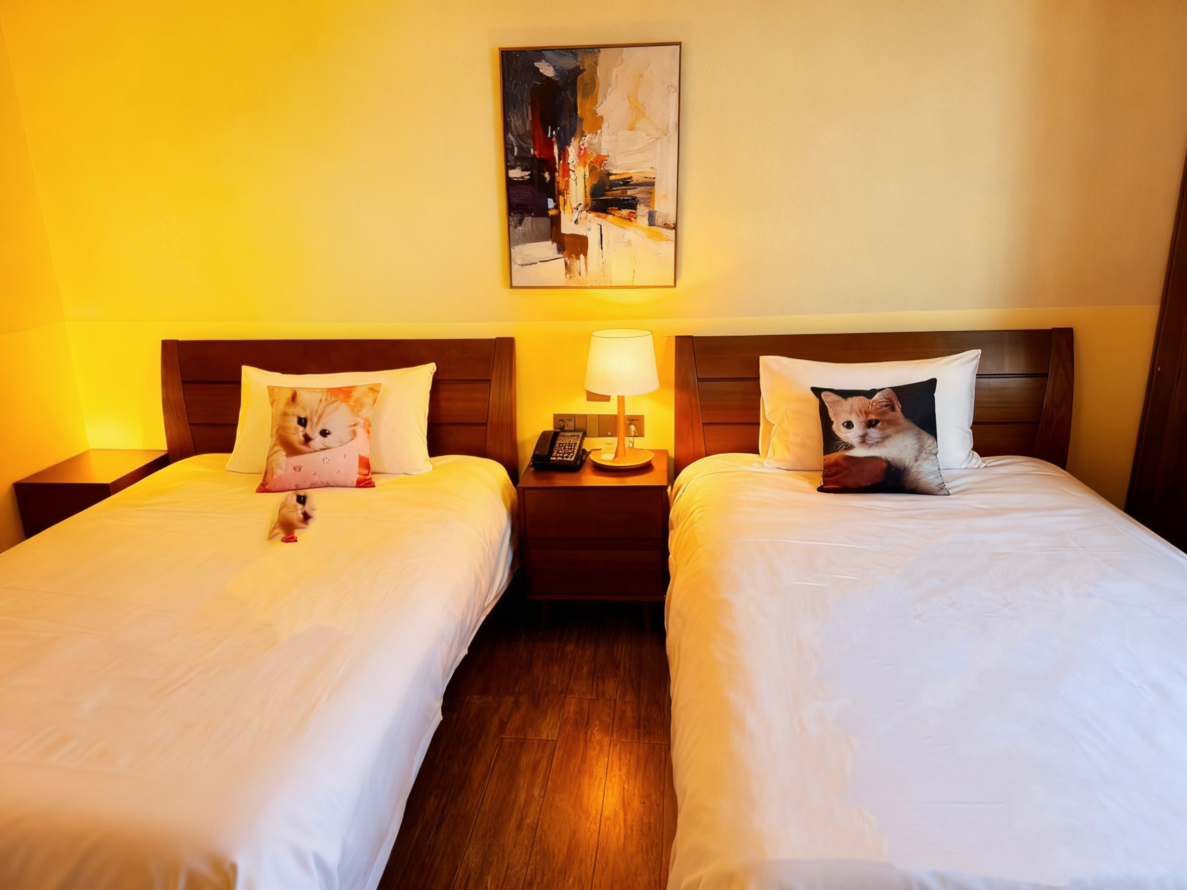 宠物友好双床房（宠物用品）