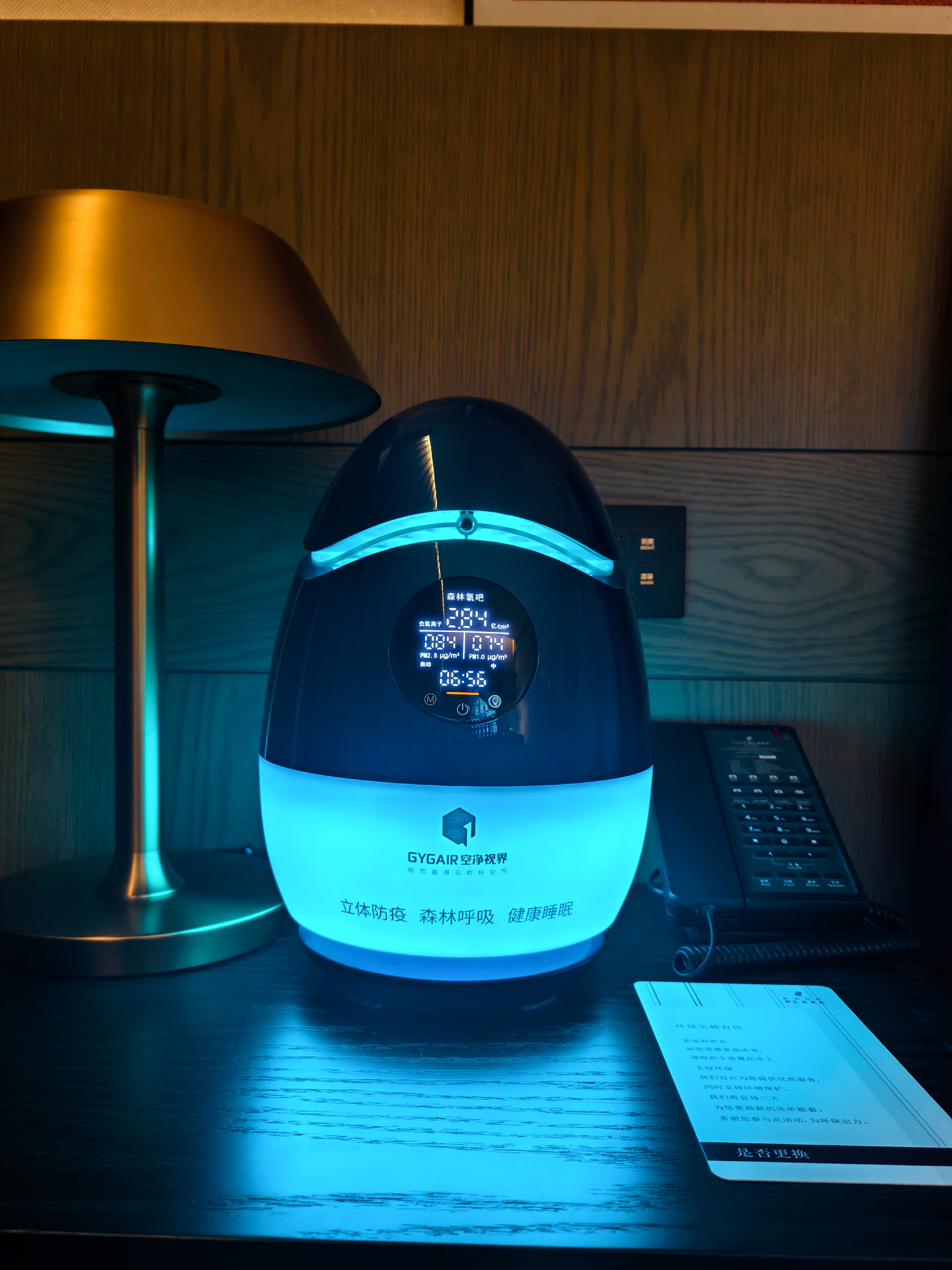 高级活力大床房（氧吧安睡+电动窗帘+可投屏电视）