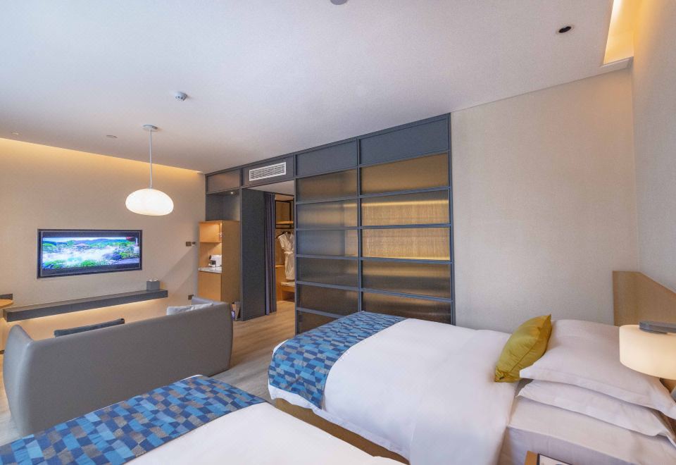 时尚工业双床房