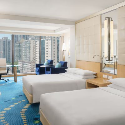 豪華雙床房 上海豫園萬麗飯店優惠