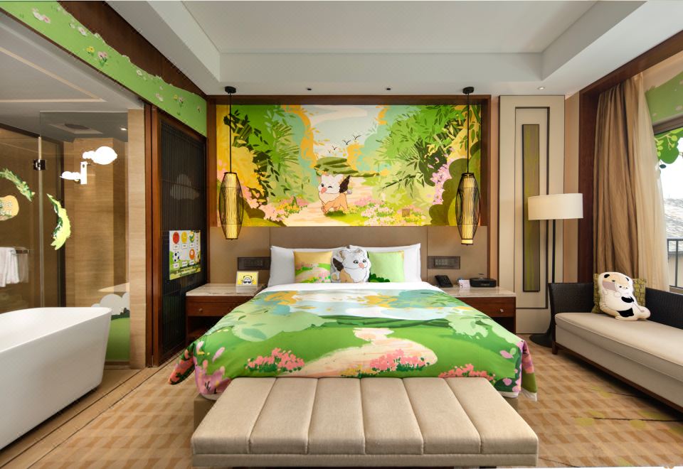 JW Marriott Hotel Zhejiang AnjiSunshine Sports Family Balcony View Double Bed Room