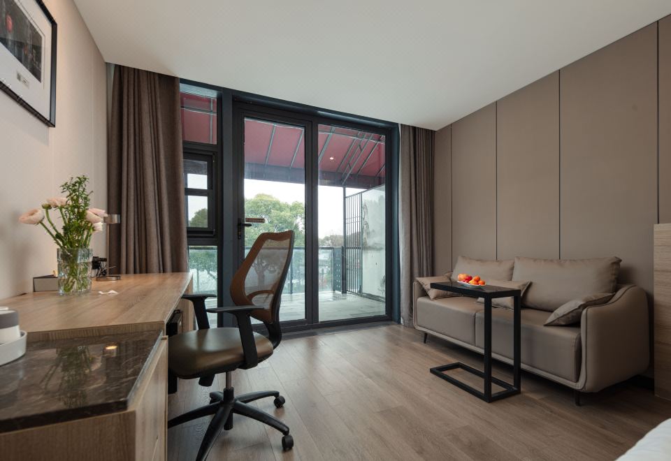 几木湖景双床房[深睡枕+小冰箱+浴袍]