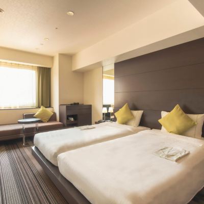 豪華轉角雙床房 禁菸 大阪北濱布萊頓飯店優惠