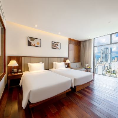 城景尊貴雙床房 越南芽莊綠色海灘飯店優惠