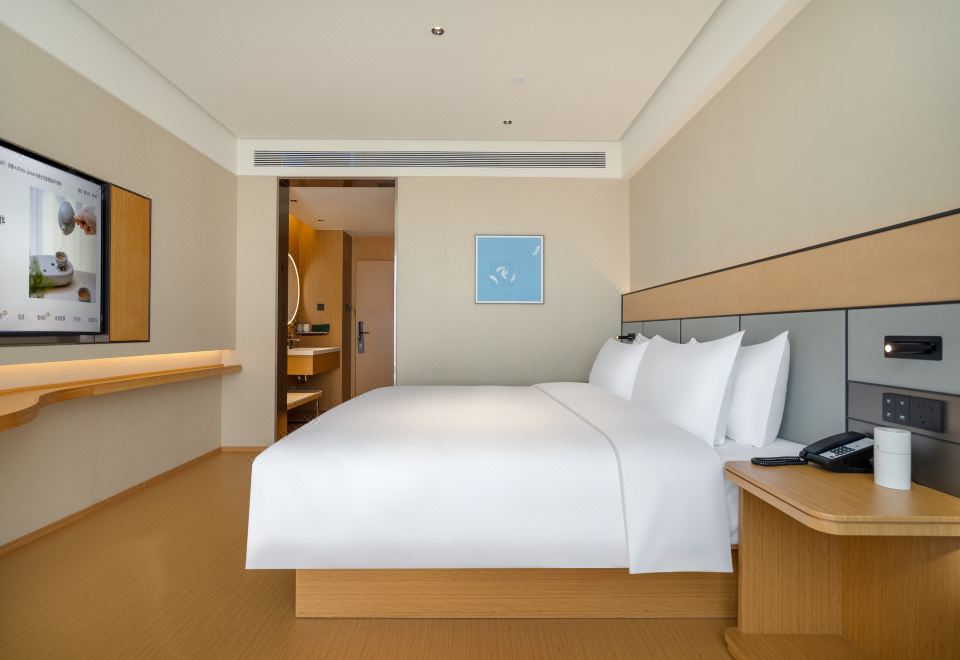 高级大床房【舒适采光|金可儿床垫|拾趣茶具】