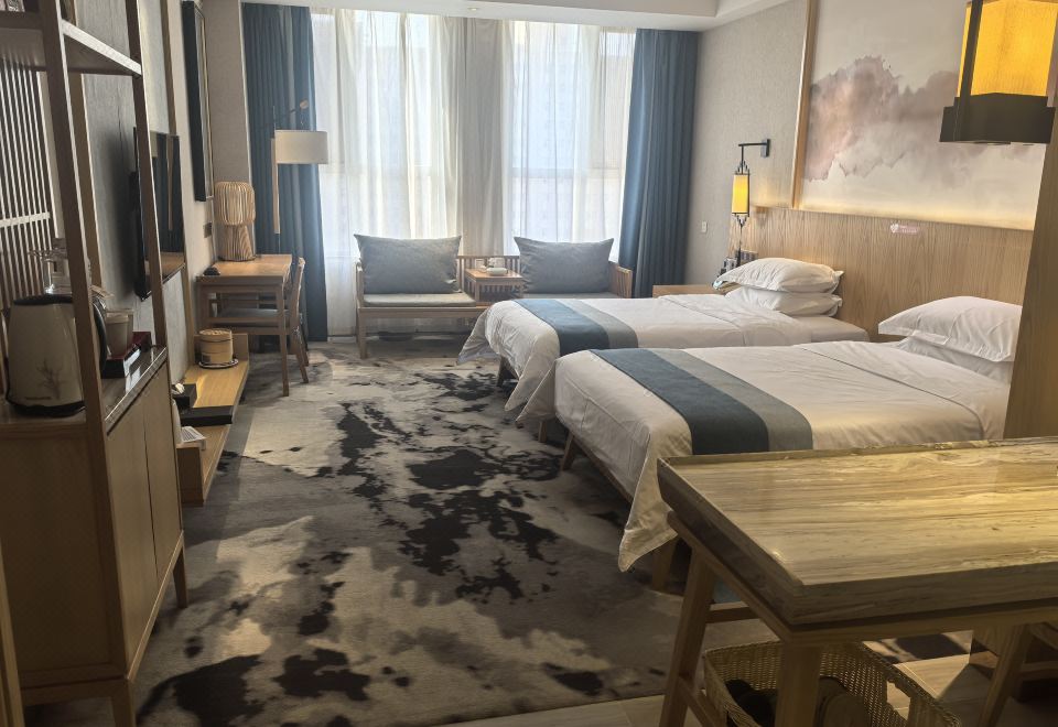 尊享·豪华双床房-明窗+电动窗帘