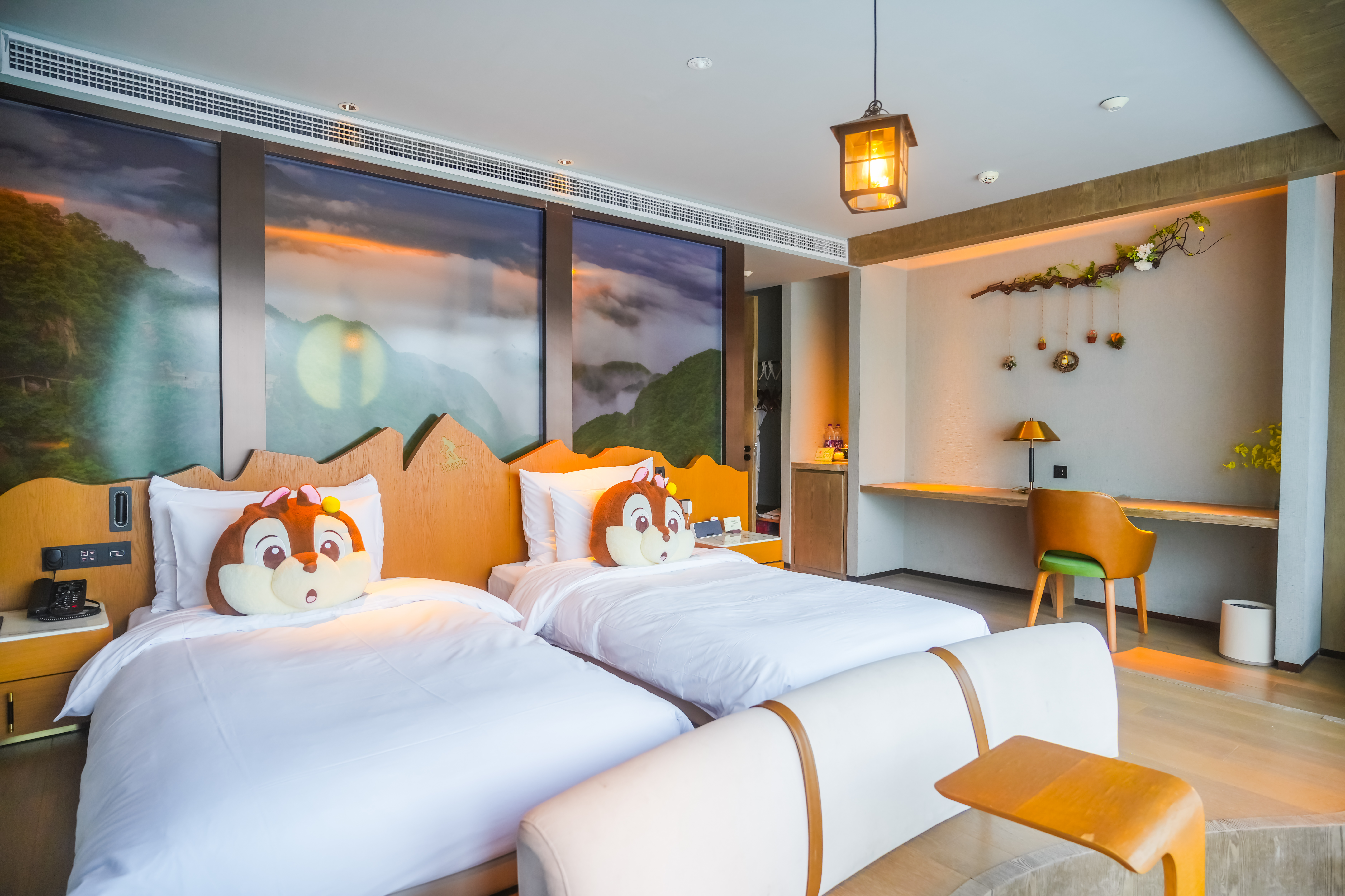 草木年华·丛林野趣双床房【萌宠同乐+亲子度假】