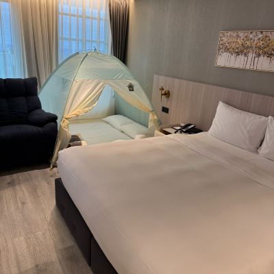 標準大床房(附帳篷) 新北林口爵怡溫德姆飯店優惠