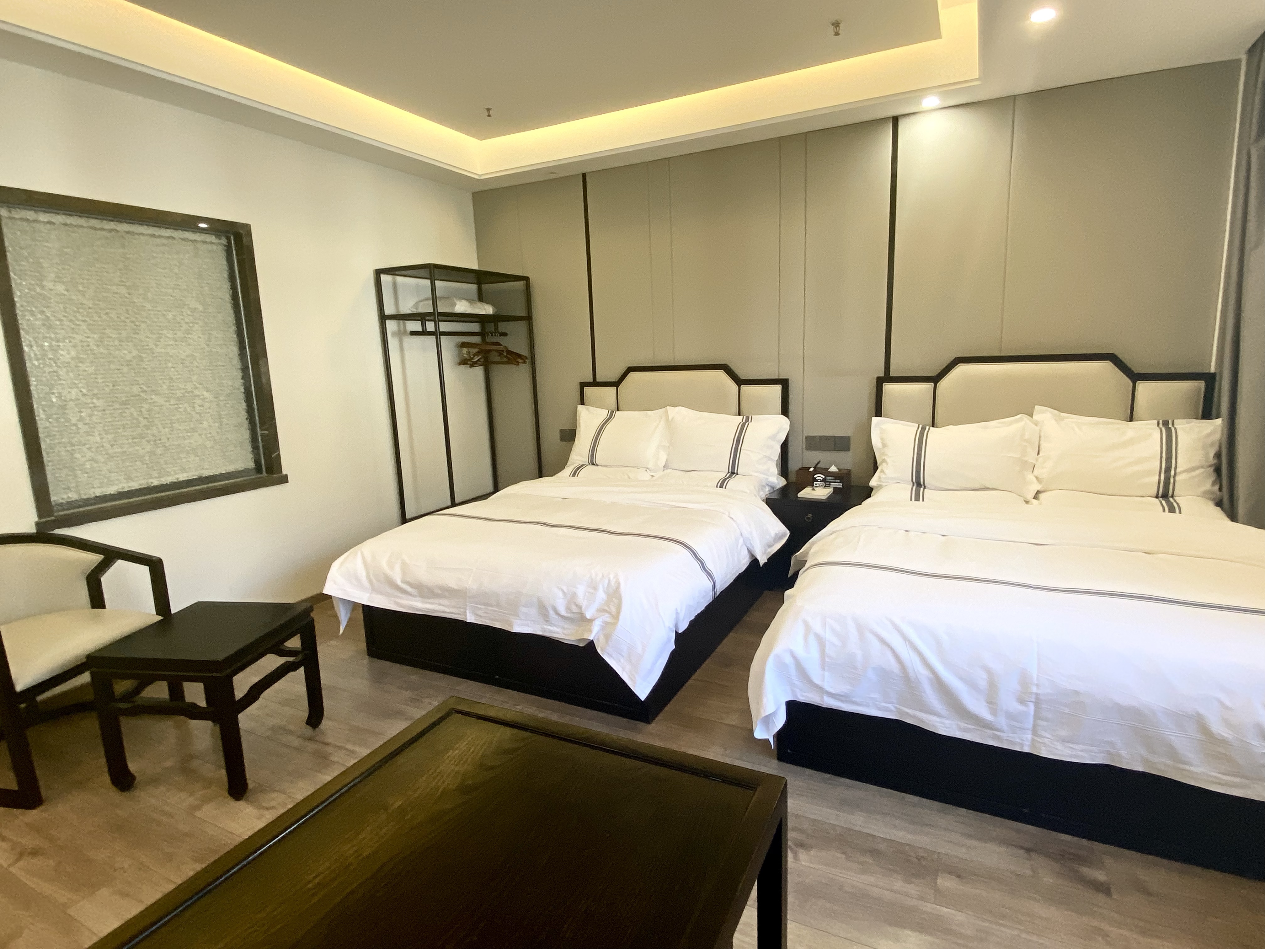 雅致茶案双床房-新风