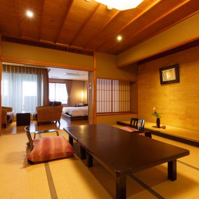 【風の棟　Aタイプ】デラックス和洋室 禁煙 石川 山代温泉 瑠璃光 クーポン