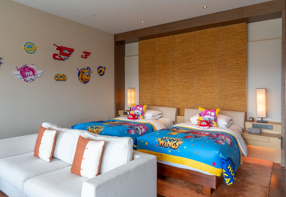 超級飛俠主題雙床房