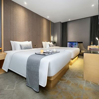 宜致雅緻雙床房-（宜致體驗+落地鏡） 宜致酒店（廣州珠江新城體育西路地鐵站店）優惠