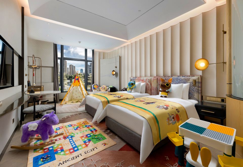 Hotel Indigo Xiamen HaicangEgypt Mythology Family Twin Room - Tent Childlike Round Bathtub