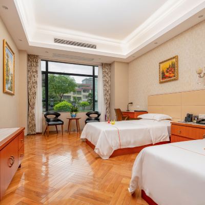 豪華花園雙床房【零壓記憶床墊】 陽山金楓葉酒店優惠